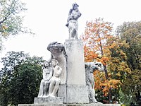 Monument to Michel Servet (1908-1911), Vienne (Isère), public garden