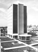 Millikan Library in 1968