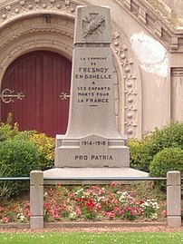 Le monument aux morts.