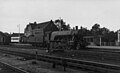 Steam locomotive from the series 5000 (nos. 5001-5103, "Austerities", ex War Department) of the N.S. in Zwolle. (September 1946)