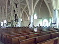 Arches seen in the church interior