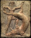 Relief of Gilgamesh slaying the Bull of Heaven