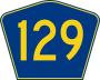 Highway 129 marker