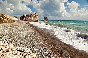 Petra tou Romiou beach