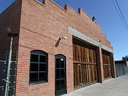Different view of the Arizona Compress and Warehouse Co. Warehouse which was built in 1922 and is located at 215 S. 13th Street. On September 4, 1985, the property was listed in the National Register of Historic Places, reference: #85002044