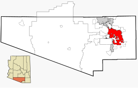Localisation de Tucson
