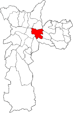 Location of the Subprefecture of Mooca in São Paulo
