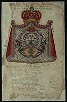 Coat of arms of Sapieha, 1786