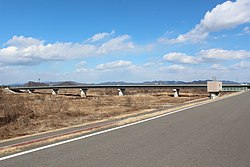 木曽川左岸下流側からの神明小網橋