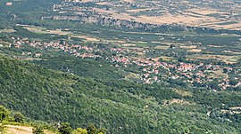 View of Skotina from south