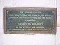 Historical marker on Hulley Tower on Stetson University campus