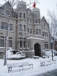 "The Castle" (Psi Upsilon fraternity), University of Pennsylvania, Philadelphia, Pennsylvania (1897–99).