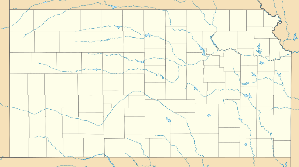 Kansas is located in Kansas