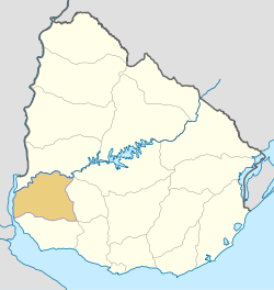 Soriano Department is located in Uruguay
