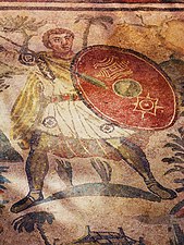 A hunter in the Great Hunt mosaic