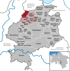 Wiedensahl – Mappa