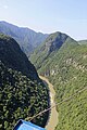 Loushui River Gorge looking south.