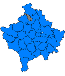 Zvečan – Mappa