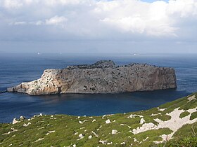 L'îlot Persil vu depuis la côte africaine