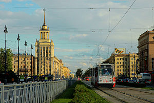 Московский проспект возле Парка Победы, 2008 год