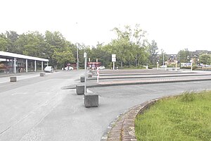 Busbahnhof Gladbeck, Blick nach Osten