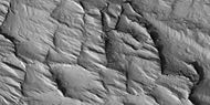 Polygonal ridges, as seen by HiRISE under HiWish program