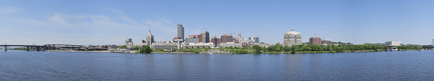 Albany, New York e o Hudson River