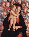 Madonna col Bambino e un coro di cherubini, di Andrea Mantegna, 1485 circa.