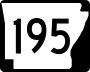 Highway 195 marker