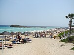 Ayia Napa, en populär turistort.