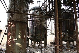 Desastre de Bhopal causado por una fuga de pesticidas.