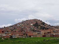 La localidad de Ciudad Bolívar, en Bogotá, se compone en su mayoría de hogares estrato 1.