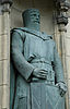 Eight-foot statue of Wallace by Alexander Carrick near the entrance of Edinburgh Castle