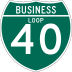 Interstate 40 Business marker