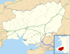 Machynys is located in Carmarthenshire