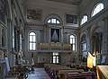 Interior towards entrance with organ.