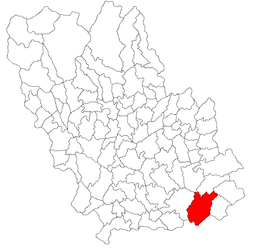 Location in Prahova County