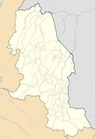 La Gabarra is located in Norte de Santander Department