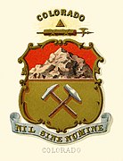 Colorado state coat of arms (illustrated, 1876)