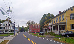 Downtown Napanoch, 2007, with Hoornbeek Store Complex on right