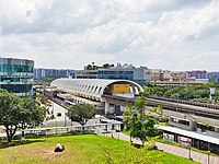 Exterior of Tampines station