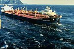 Exxon Valdez aground