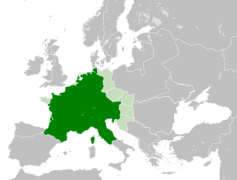 Lokacija Karolinškog Carstva