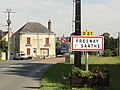 Entrée de Fresnay-sur-Sarthe .