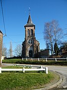 Le clocher de l'église.