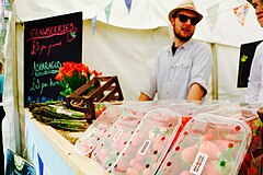 Strawberry vendor