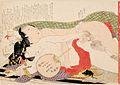 Image 18Hokusai, Untitled (Plate No. 4) From the series Picture Book Patterns of Couples (Ehon tsui no hinagata), c. 1812