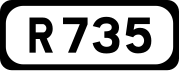 R735 road shield}}