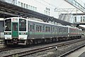 719系による磐越西線快速列車代走。 (H-4・H-15編成)