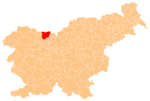 The location of the Municipality of Tržič